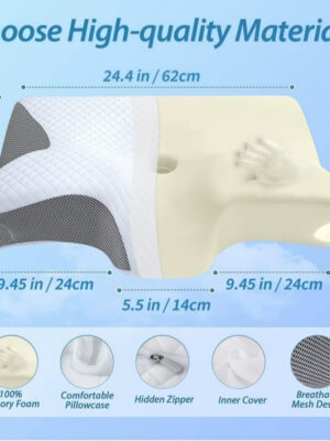 Butterfly-Shaped Cervical Pillow